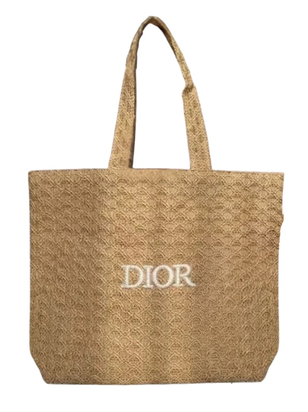 Dior Beauty Raffia Tote Bag – New